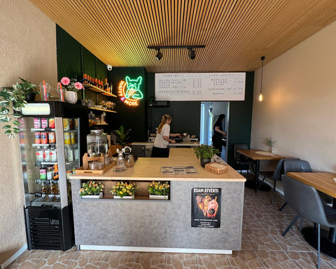 Exciting news! Since May 2026, the brand new WAFFF & MORE cafe is open in Salaspils. Come visit for crispy waffles on a stick, great coffee, and amazing vibes.